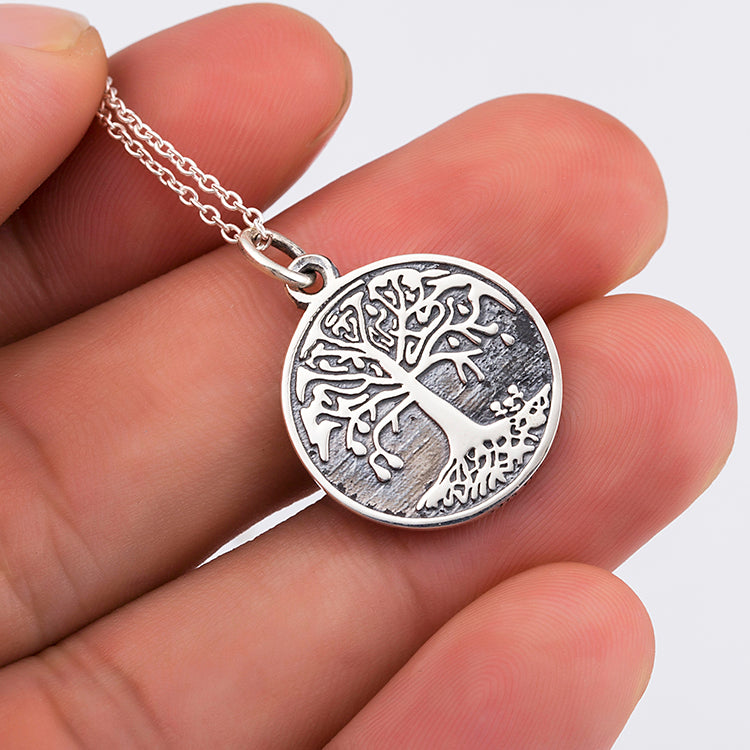 Sterling Silver Life Tree Necklace