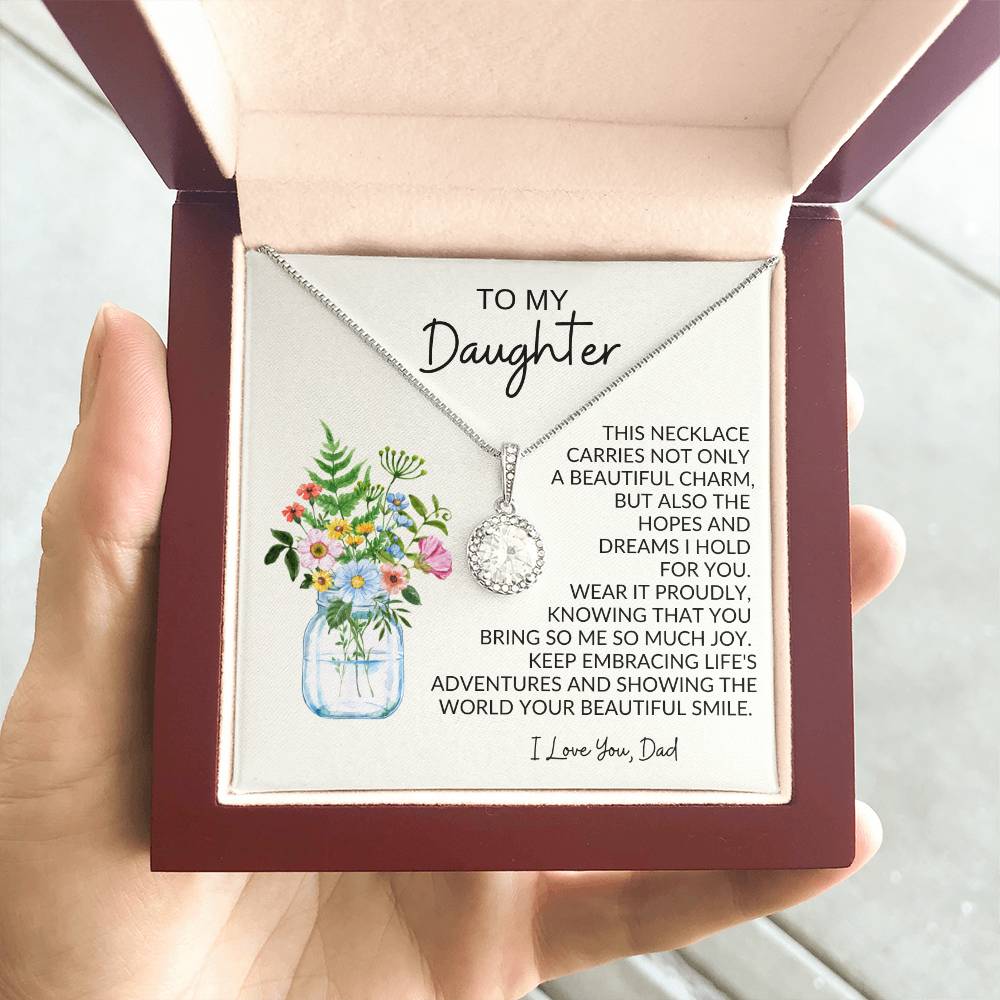 To My Daugher Necklace