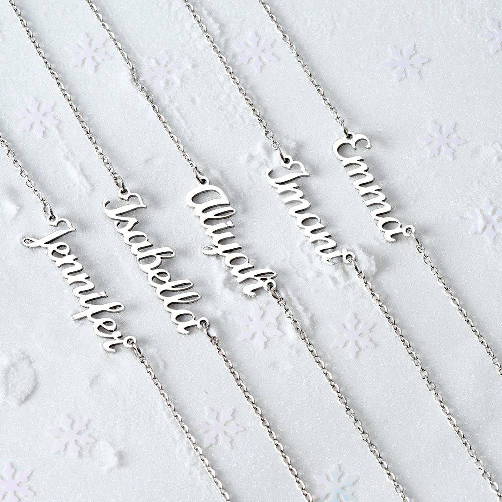 Custom Name Necklace: Wear Your Identity with Elegance